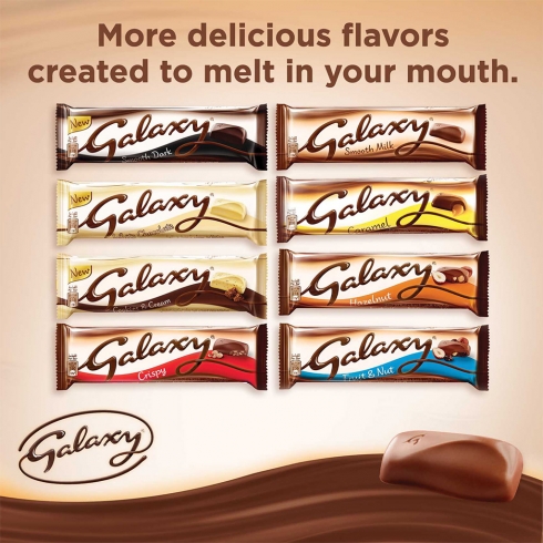 Galaxy® Smooth Milk 40g Multipack 5pcs