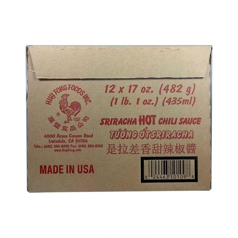Sriracha Hot Chilli Sauce 17 oz