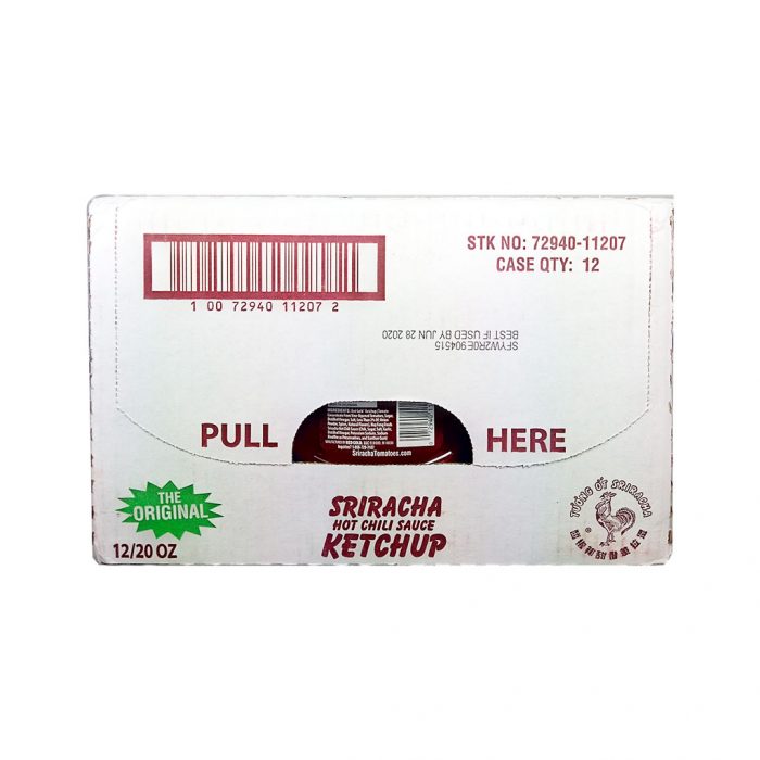Sriracha Hot Chilly Sauce Ketchup 20 oz