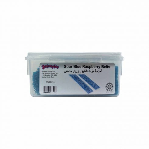 Sour Blue Raspberry Belts Gummy