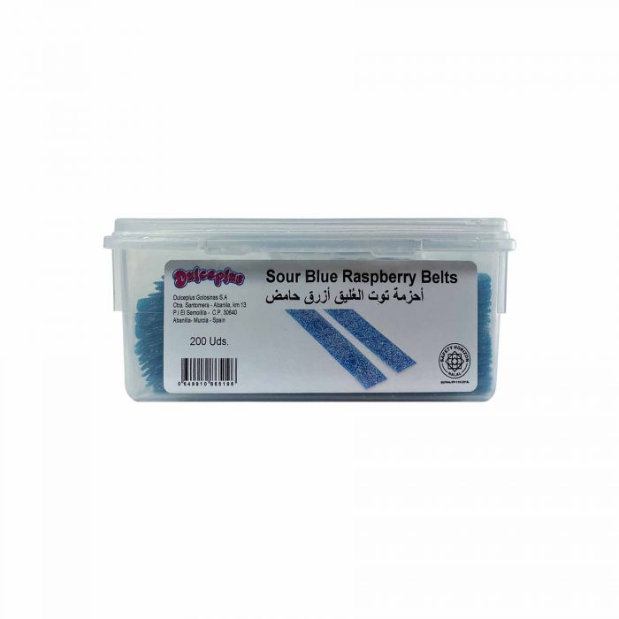 Sour Blue Raspberry Belts Gummy
