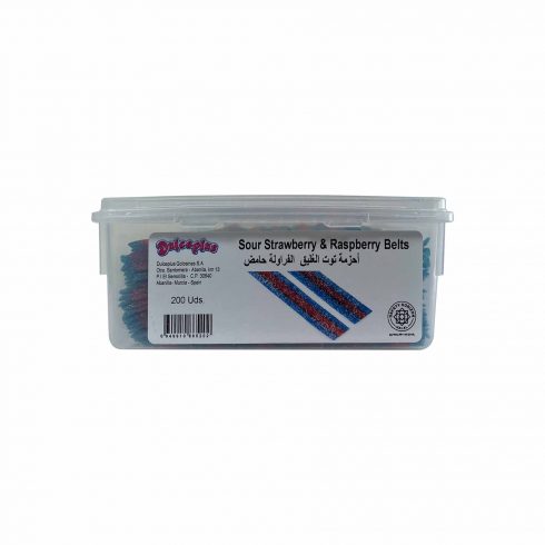 Sour Strawberry & Raspberry Belts Gummy
