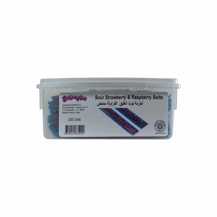 Sour Strawberry & Raspberry Belts Gummy