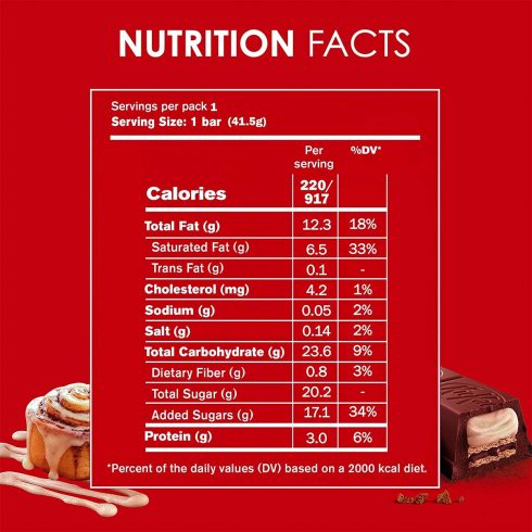 KitKat Chunky Cinnabon 41.5g, Box of 24bars - Image 4
