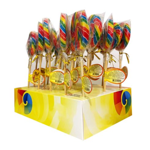 Round Rainbow Lollipop 40g