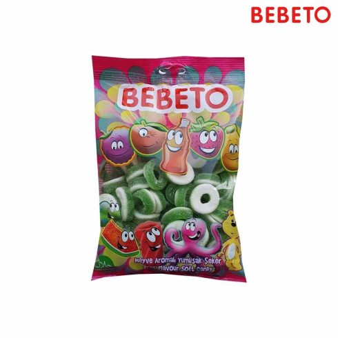 BEBETO Apple Rings 1kg Bag - Image 2