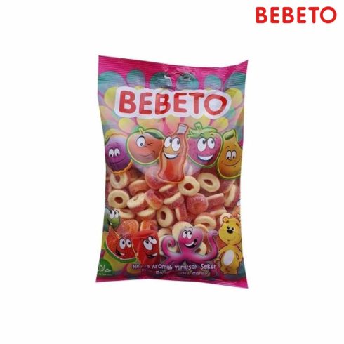 BEBETO Peach Rings (S) 1kg Bag - Image 2