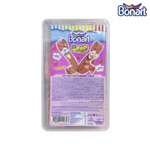 BONART Sour Belts Strawberry 1kg - Image 2