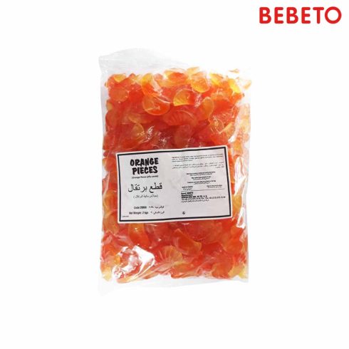 Orange Pieces Gummy Bag of 2kg - Image 2