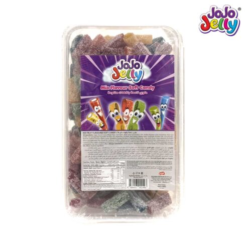 JojoJelly Mix Colour Fizzy Cuts 1kg