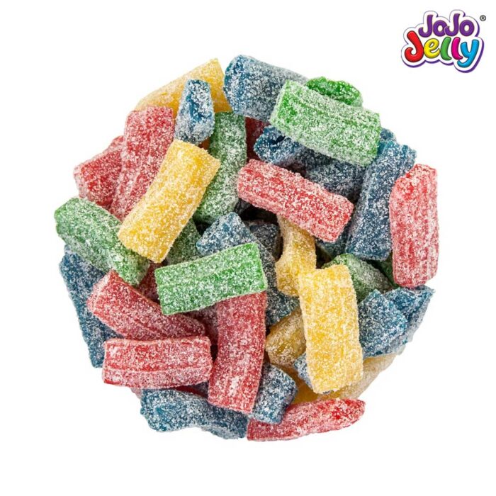 JojoJelly Mix Colour Fizzy Cuts 1kg JojoJelly Mix Colour Fizzy Cuts 1kg