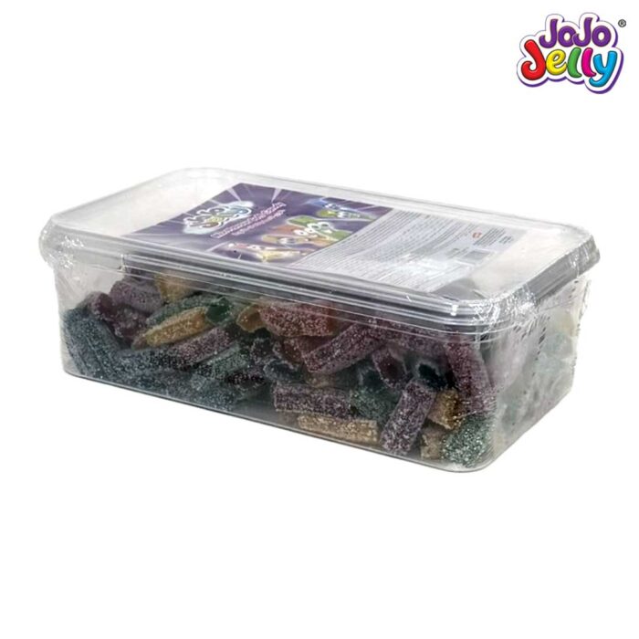 JojoJelly Mix Colour Fizzy Cuts 1kg