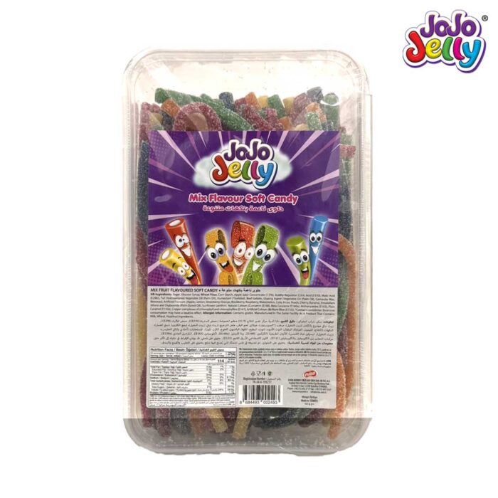 JojoJelly Mix Colour Sour Pencils 1kg