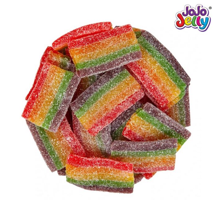 JojoJelly Rainbow Belt Cuts 1kg JojoJelly Rainbow Belt Cuts 1kg