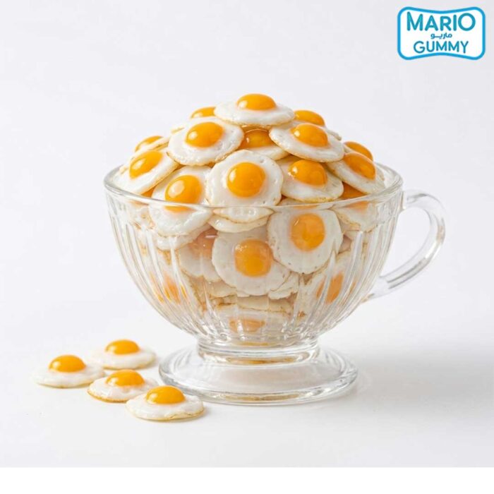 MARIO Gummy Fried Eggs 1kg MARIO Gummy Fried Eggs 1kg