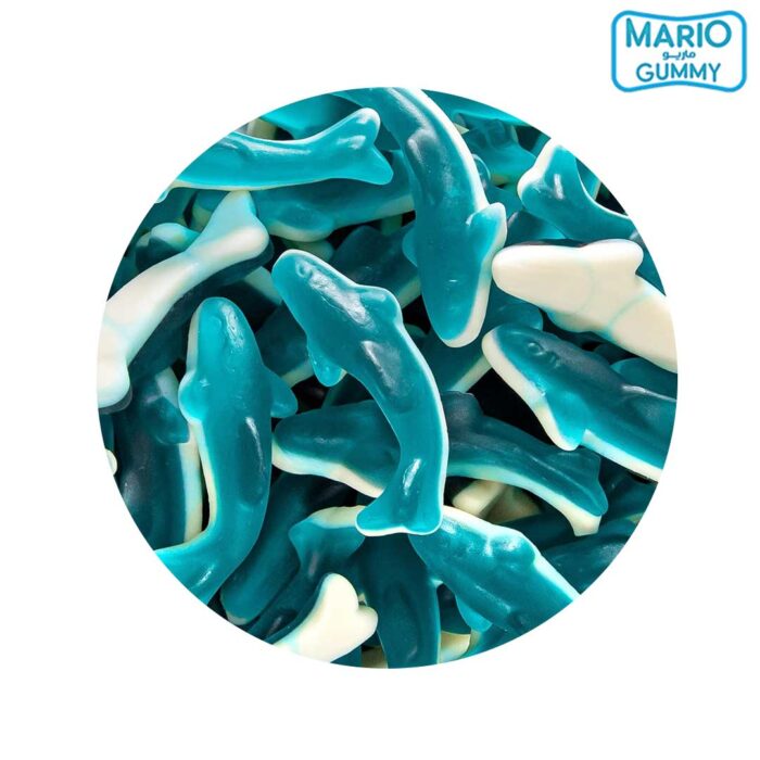MARIO Gummy Blue Sharks 1kg MARIO Gummy Blue Sharks 1kg