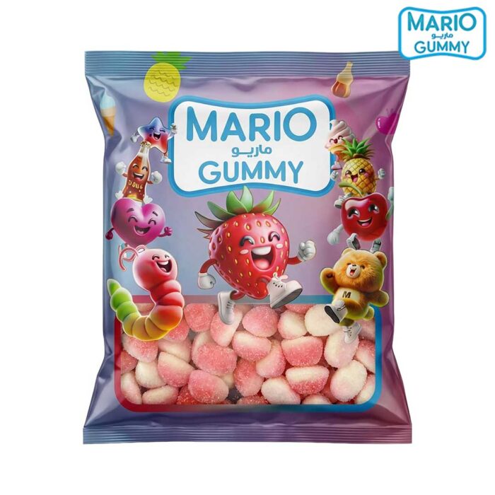 MARIO Gummy Strawberry Kisses 1kg