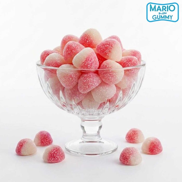 MARIO Gummy Strawberry Kisses 1kg MARIO Gummy Strawberry Kisses 1kg