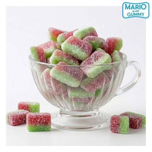 MARIO Gummy Sugared Watermelon 1kg